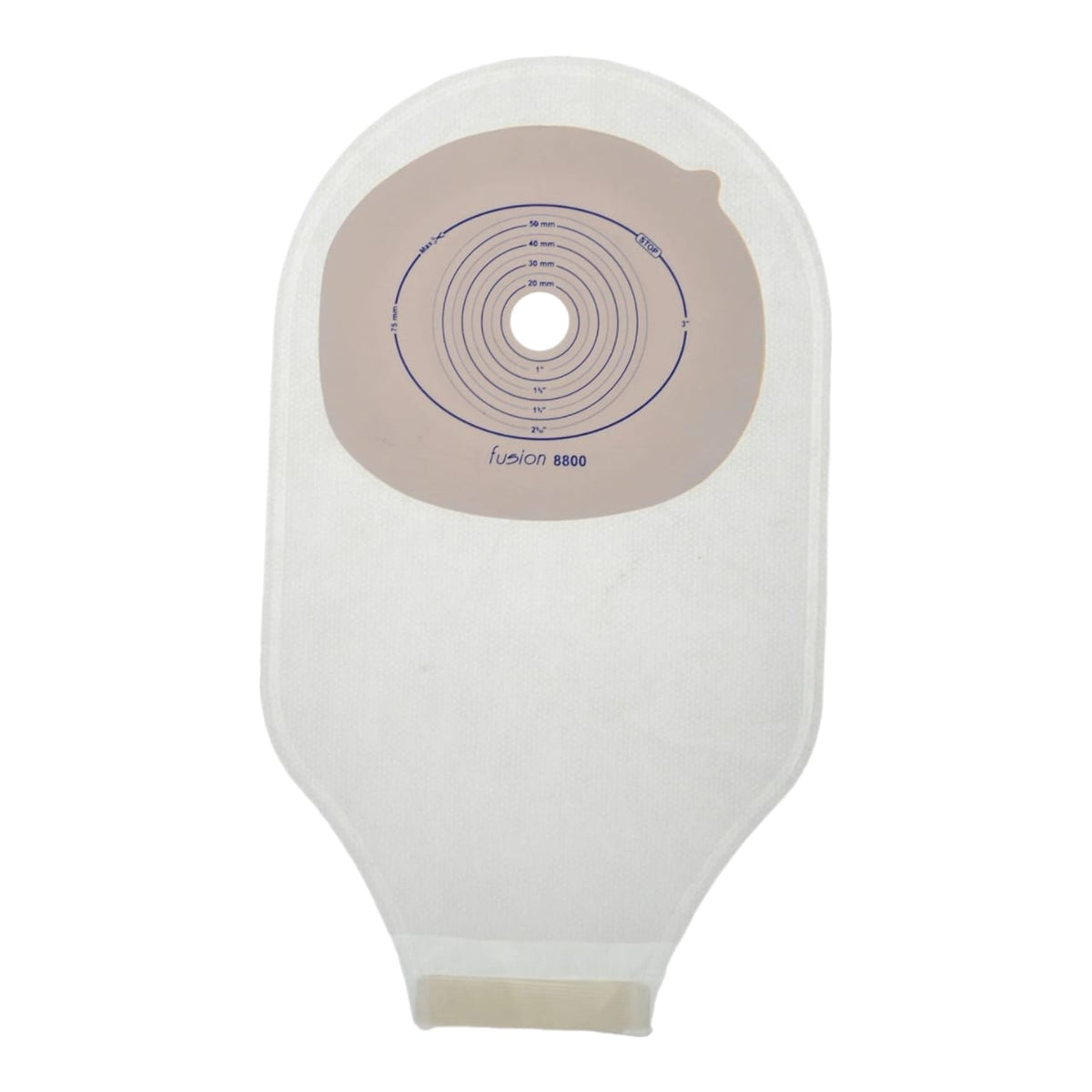 Fusion Comfort One Piece Drainable Ostomy Pouch T-8800 (Max 75mm) – 10 Pcs