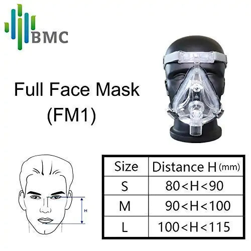 BMC F2 Full Face Mask With Headgear