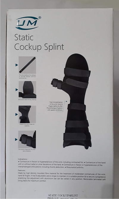 United Medicare Static cockup Splint G13 (MEDIUM-RIGHT)
