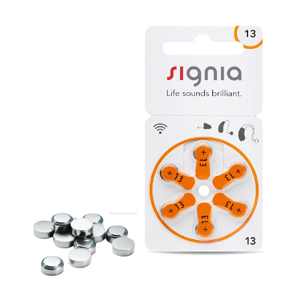 Hearing Aid Battery size P-13 (6 Pcs X 10)
