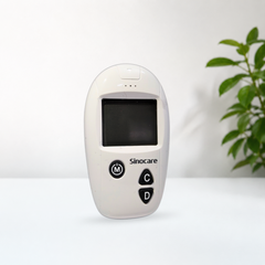 Sinocare Safe-Accu Blood Glucose Monitoring System | 10-Year Warranty | 50 Test Strips