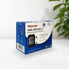 Sinocare Safe AQ Max I Blood Glucose Test Strips 100 Strips