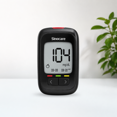 Sinocare Safe AQ Max III Blood Glucose Meter | No Coding | 5-Second Results