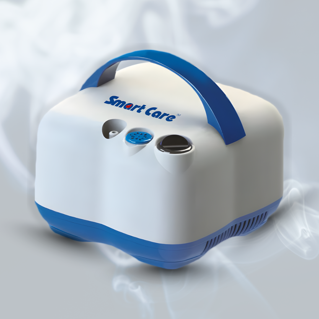 Smart Care Nebulizer Piston Compressor NB 10 – White | Compact & Powerful Nebulizer for Home Use