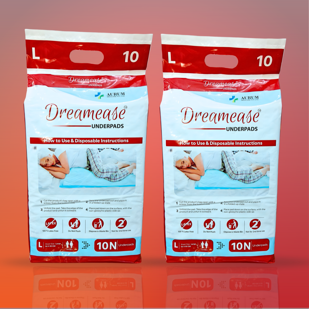 Dreamease Underpads – Leak Solution with Gel Technology (Large 60×90 cm