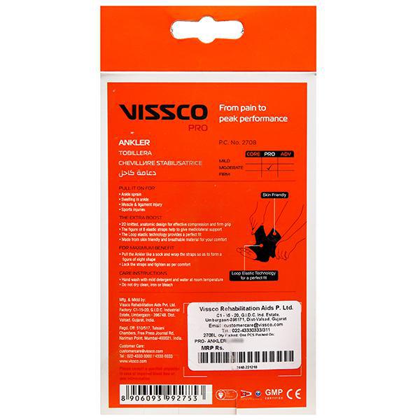 Vissco Pro ANKLER 2708 Size Small