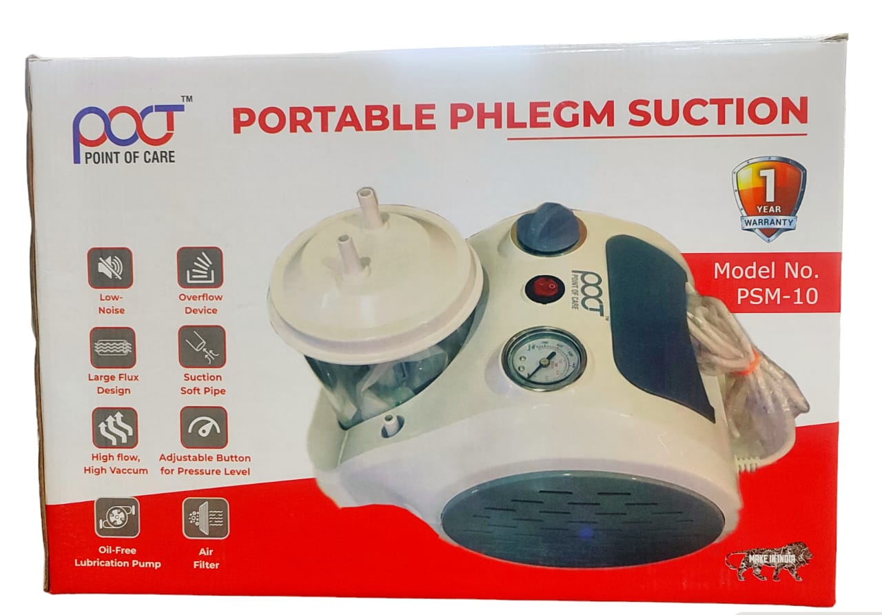Small Point Suction Machine Automatic SUCTION MACHINE POINT OF CARE PSM-10 – MedineedsIndia