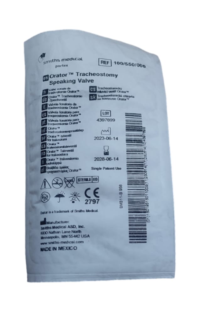 Portex Orator Tracheostomy Speaking Valve 100/550/000