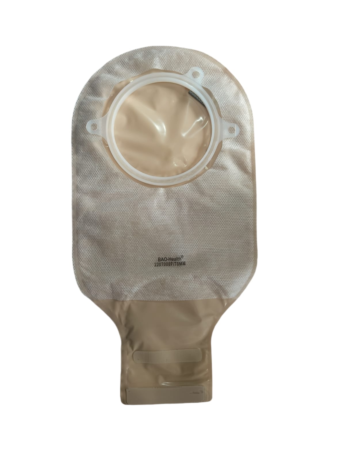 Bao Health Two Piece Open Ostomy Pouch with Filter and Velcro Closure 2207008F 15-70MM