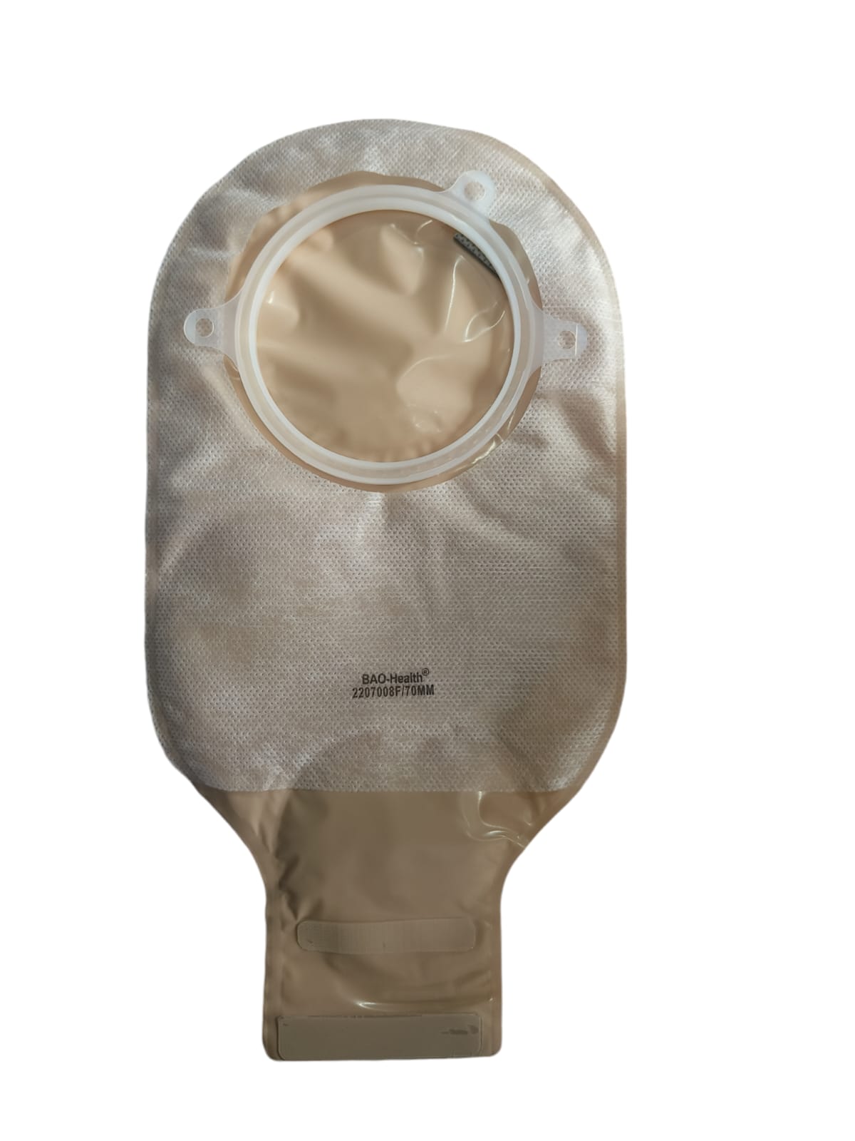 Bao Health Two Piece Open Ostomy Pouch with Filter and Velcro Closure 2207008F 15-70MM