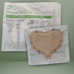 Mepilex Border Sacrum Self-Adherent Foam Dressing (22 x 25 cm) 282410
