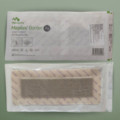 Mepilex Border Ag Antimicrobial Foam Dressing (10 x 25 cm) 395700