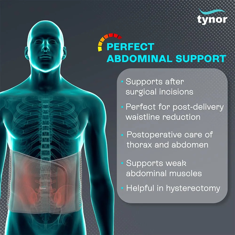 Tynor Cure Abdominal Support 9"/23cm A01