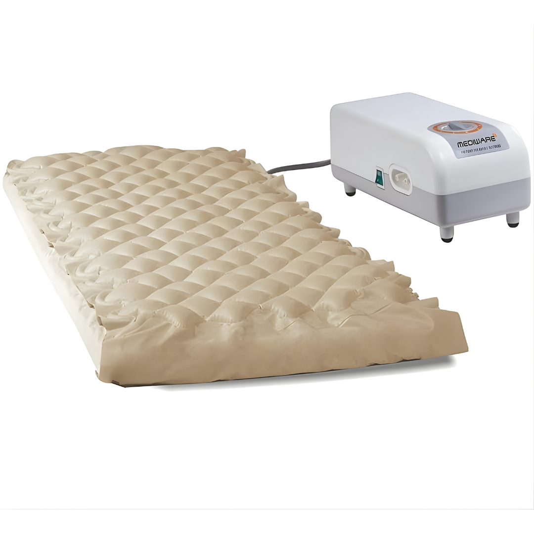 Mediware Alternating Pressure Air Bed Mattress with Pump – Anti Bedsore Air Mattress System