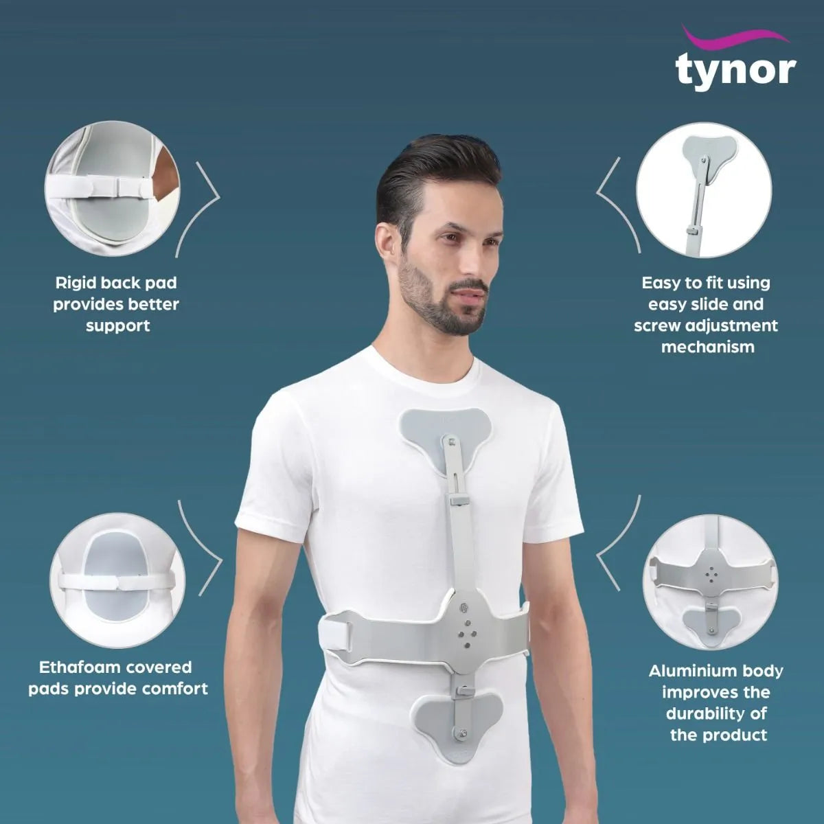 Tynor Ash Brace (Hyper Extension Brace) A-12