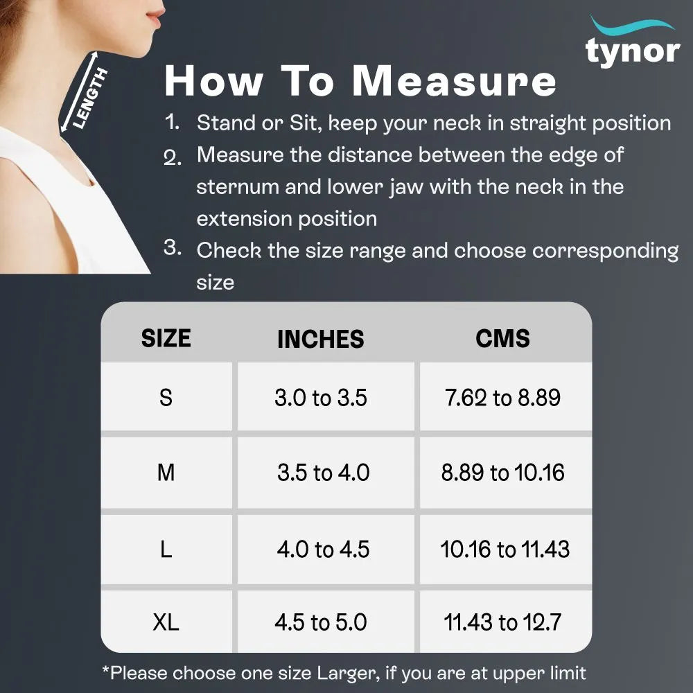 Tynor CURE Cervical Collar Soft with Support B 02