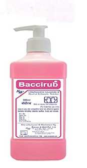 Baccirub Hand Rub, Extract Hand Wash, Hand Rub Bottle  (500 ml)