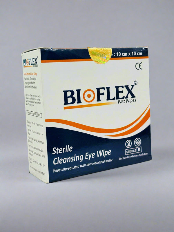 Bioflex Sterile Cleansing Eye Wipes 10 cm x 10 cm (14 Patches) 5 Pcs