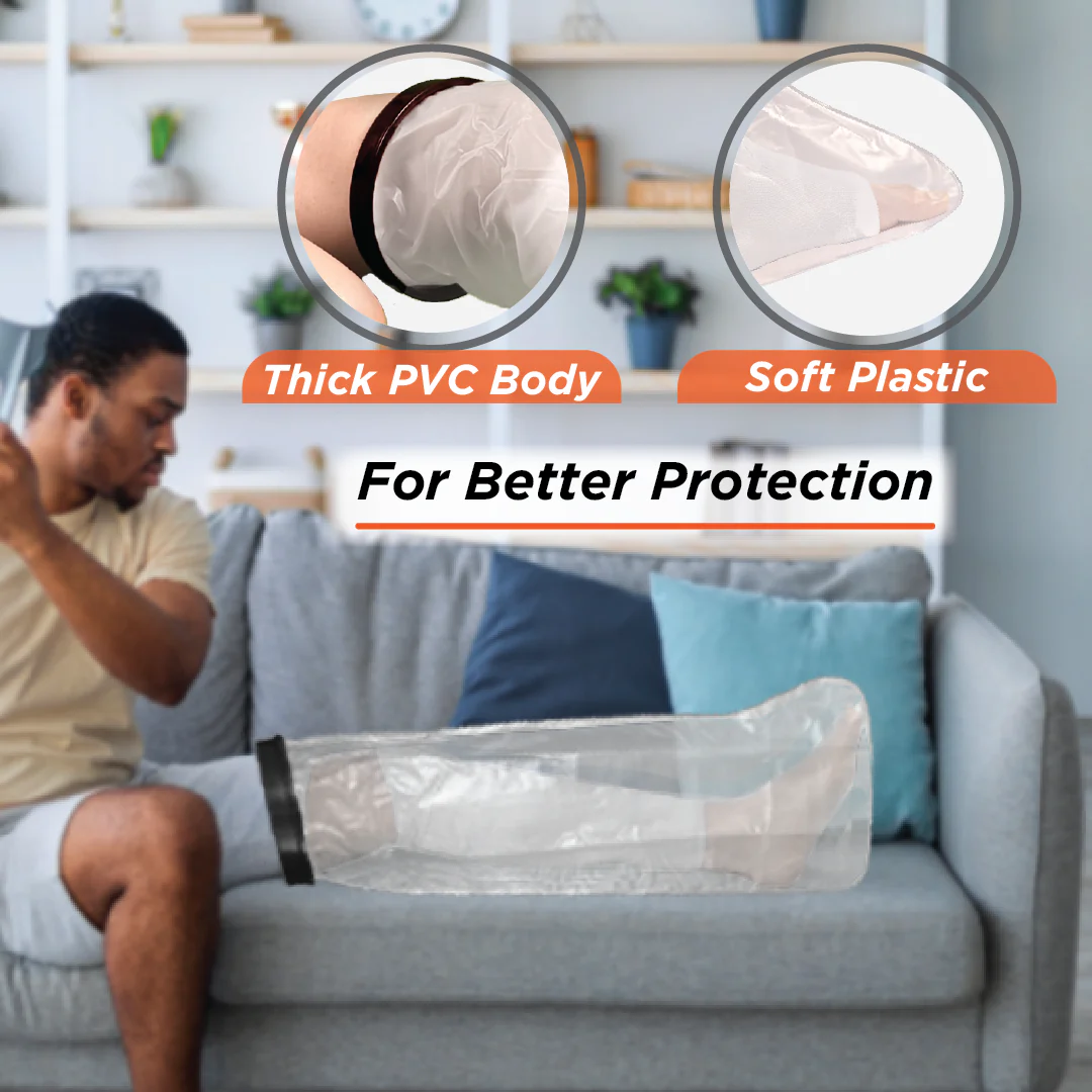 Vissco Cast Cover – Leg (Ankle to Thigh) PC 0830 | Waterproof Cast Protector for Shower & Injury Care