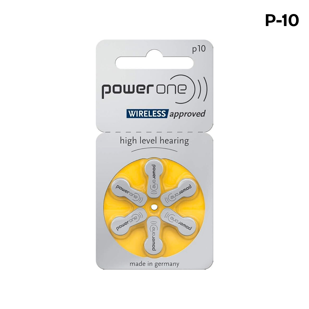 Hearing Aid Battery size P-10 (6 Pcs X 5)