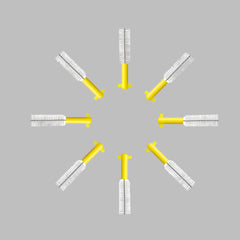 Stim Interdental Refill ISO-4 Medium (Yellow) (Pack Of 6)