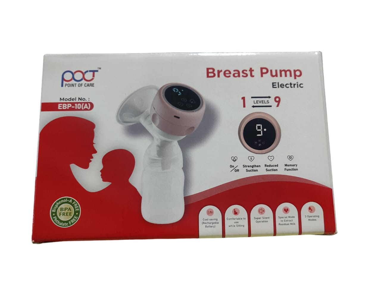 Poct (Point Of Care ) Electric Rechargeable Breast Pump EBP10 (A)