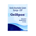 GelSpon Sterile Absorbable Gelatin Sponge USP 80x50x10 mm (2 Units)