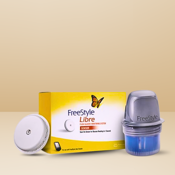 FreeStyle Libre Flash Glucose Monitoring Sensor | 14-Day Continuous Glucose Monitor (CGM) | Painless Sugar Tracking for Diabetes Management