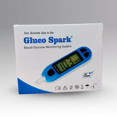 Gluco Spark Blood Glucose Monitoring System – Accurate Sugar Level Tester with Large LCD & Fast Result (20–800 mg/dL Range)