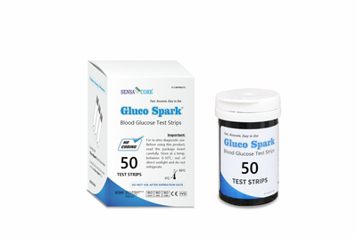 Gluco Spark Glucose Test Strips 50
