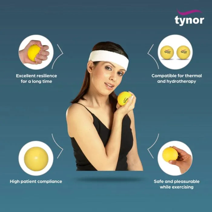 Tynor Cure Exercising Ball H05 – Hand Therapy Ball