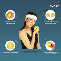 Tynor Cure Exercising Ball H05 – Hand Therapy Ball