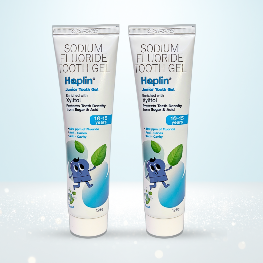 STIM Junior Hoplin Tooth Gel | 10-15 Years | with Free Toothbrush