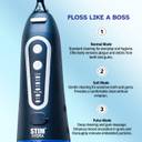 STIM Hydra Expert Oral Water Flosser | Portable Cordless Irrigator with 5 Tips, 8 Modes & 300ml Tank | Rechargeable & Waterproof