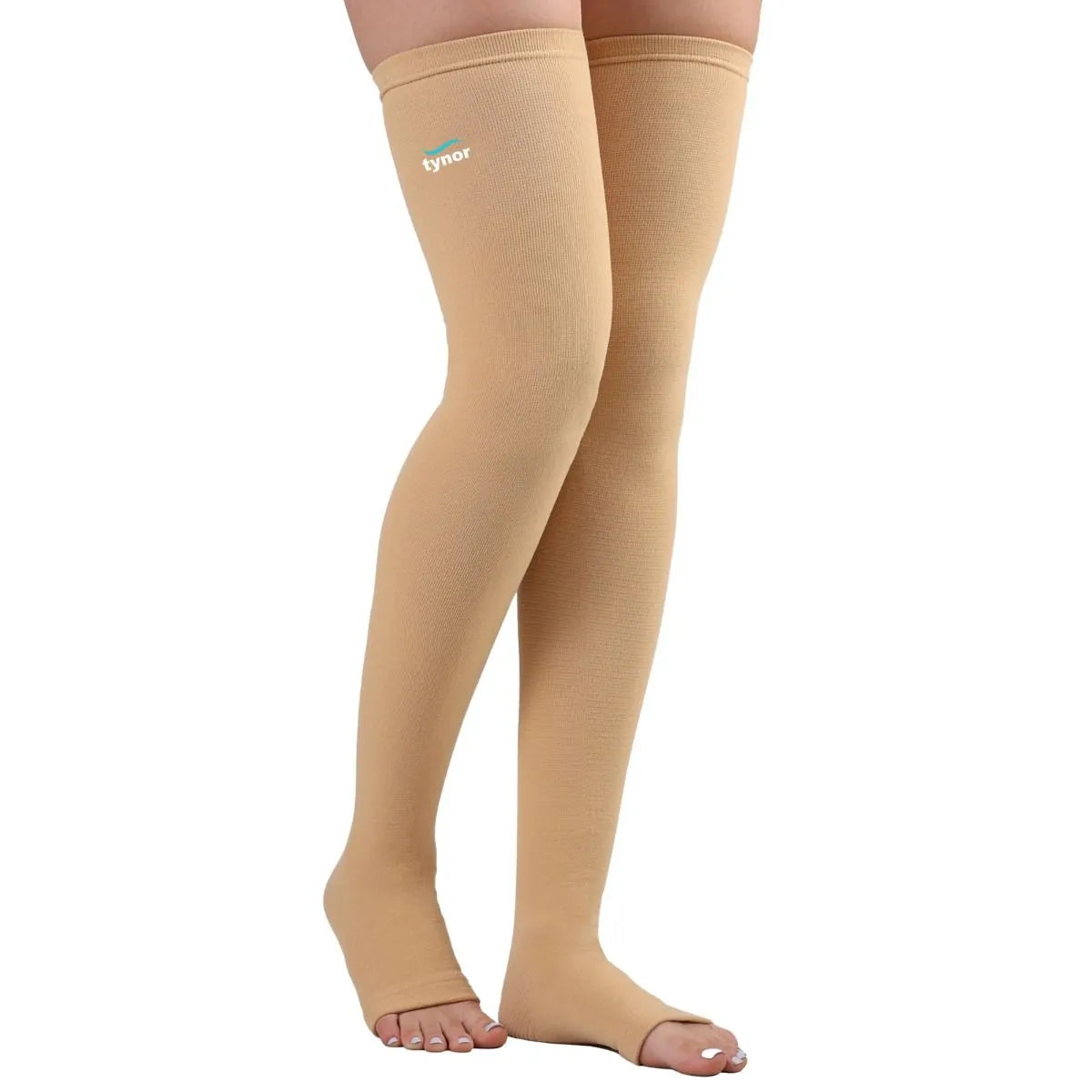 Tynor Cure Compression Stocking Mid Thigh Classic (1 Pair) I-15