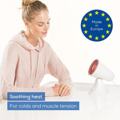 Beurer IL 11 Infrared Lamp | Soothing Heat Therapy for Muscle Pain, Colds &amp; Tension | German Engineering Infrared Light for Home Use