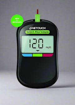 OneTouch Select Plus Simple Glucometer (Free 10 Strips)
