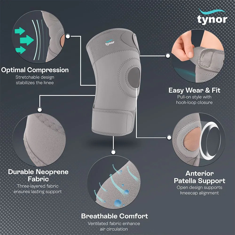 Tynor CURE Knee Support Sportif J 09 (Neoprene)