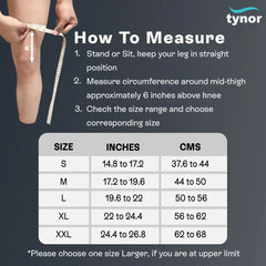 Tynor CURE Knee Support Sportif J 09 (Neoprene)