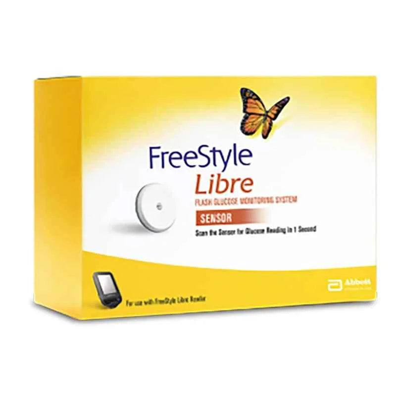 FreeStyle Libre Flash Glucose Monitoring Sensor | 14-Day Continuous Glucose Monitor (CGM) | Painless Sugar Tracking for Diabetes Management