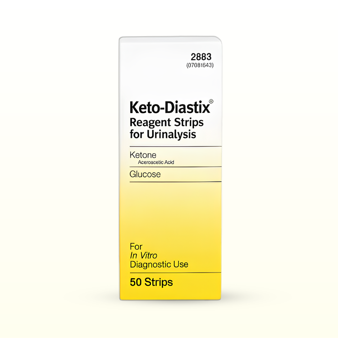 Keto-Diastix Reagent Strips for Urinalysis – 50 Test Strips