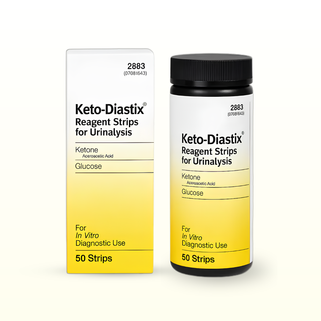 Keto-Diastix Reagent Strips for Urinalysis – 50 Test Strips