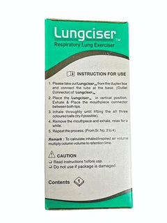 La-med Lungciser™ Monitoring Spirometer – Incentive Spirometer for Lung Expansion | Breathing Exercise Device
