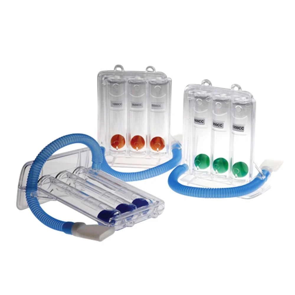 La Med Lungciser Respiratory Lung Exerciser 3 Ball Spirometer