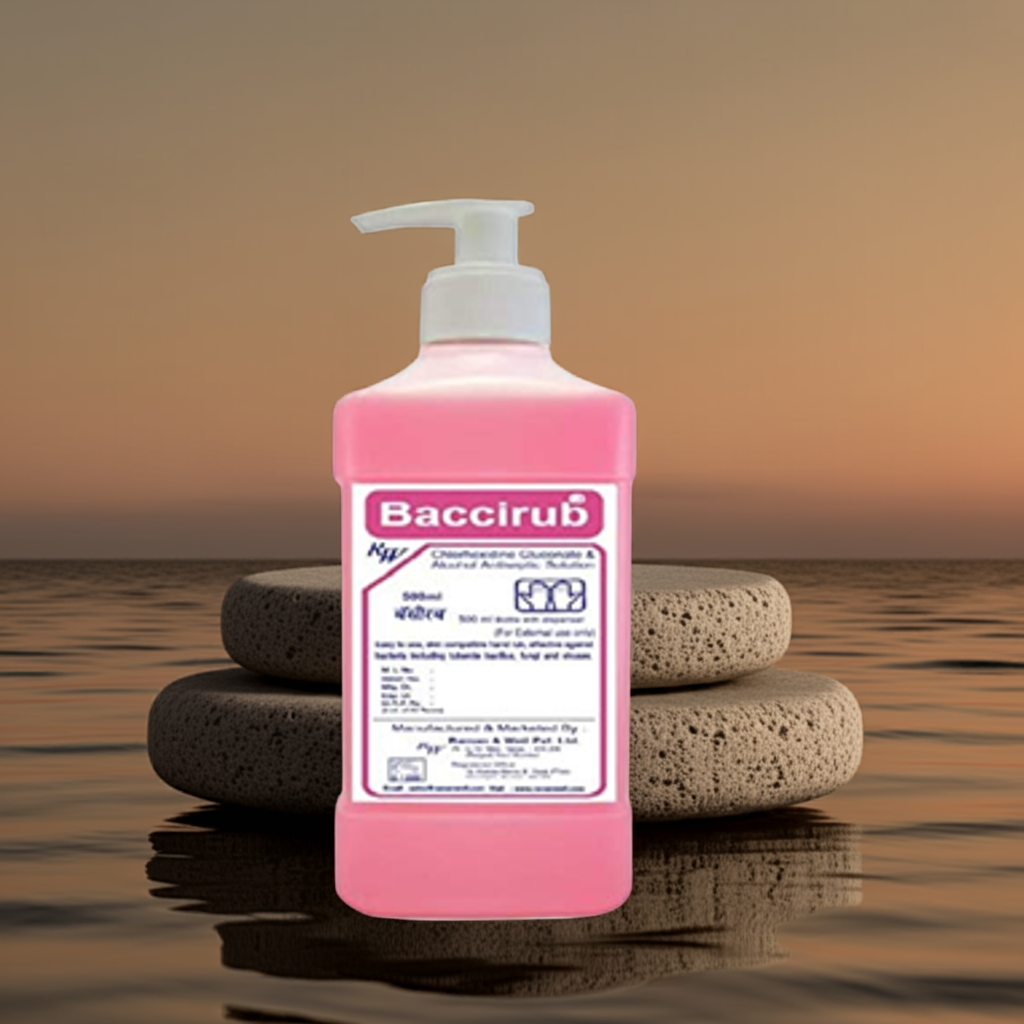 Baccirub Hand Rub, Extract Hand Wash, Hand Rub Bottle  (500 ml)