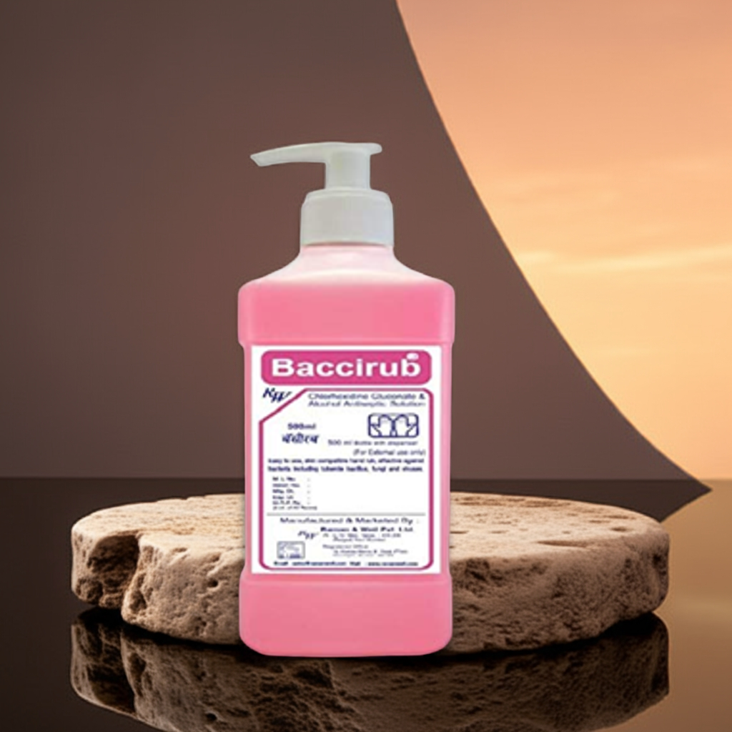 Baccirub Hand Rub, Extract Hand Wash, Hand Rub Bottle  (500 ml)