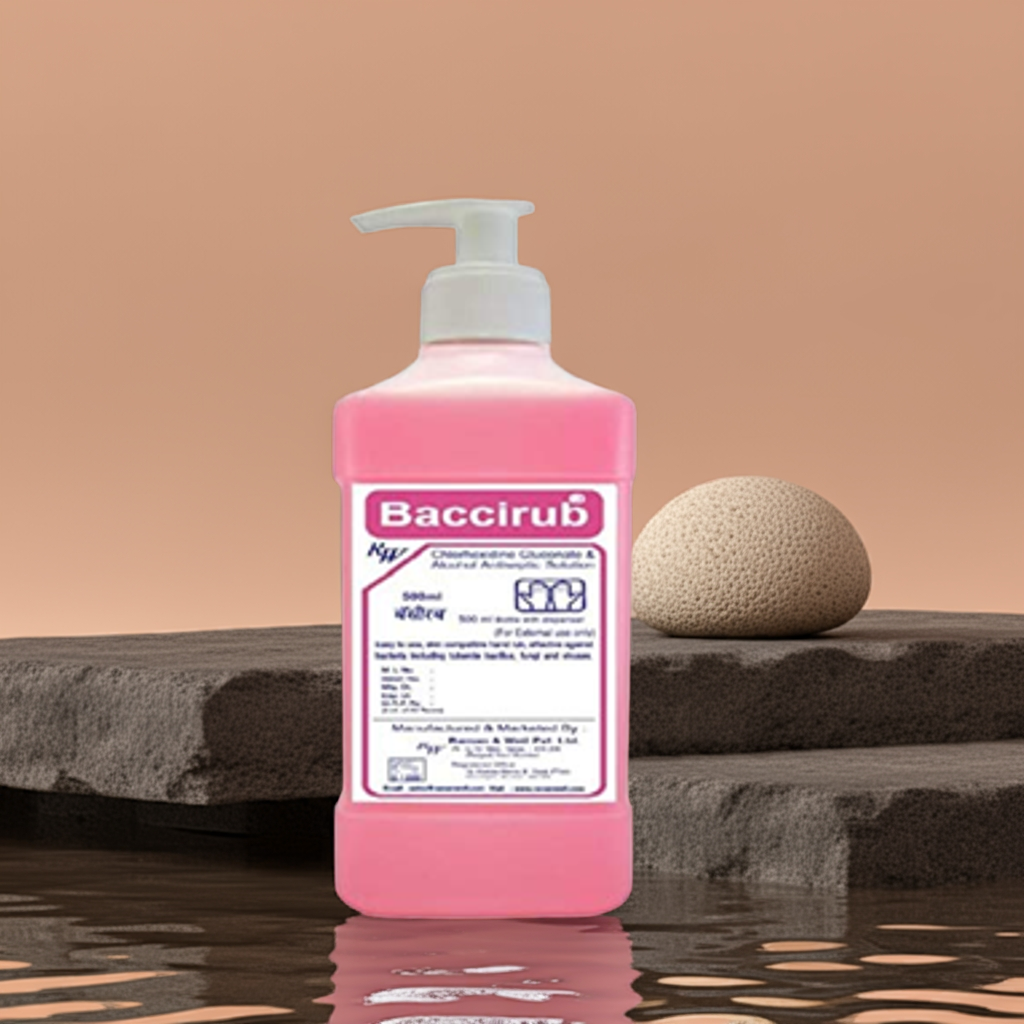Baccirub Hand Rub, Extract Hand Wash, Hand Rub Bottle  (500 ml)