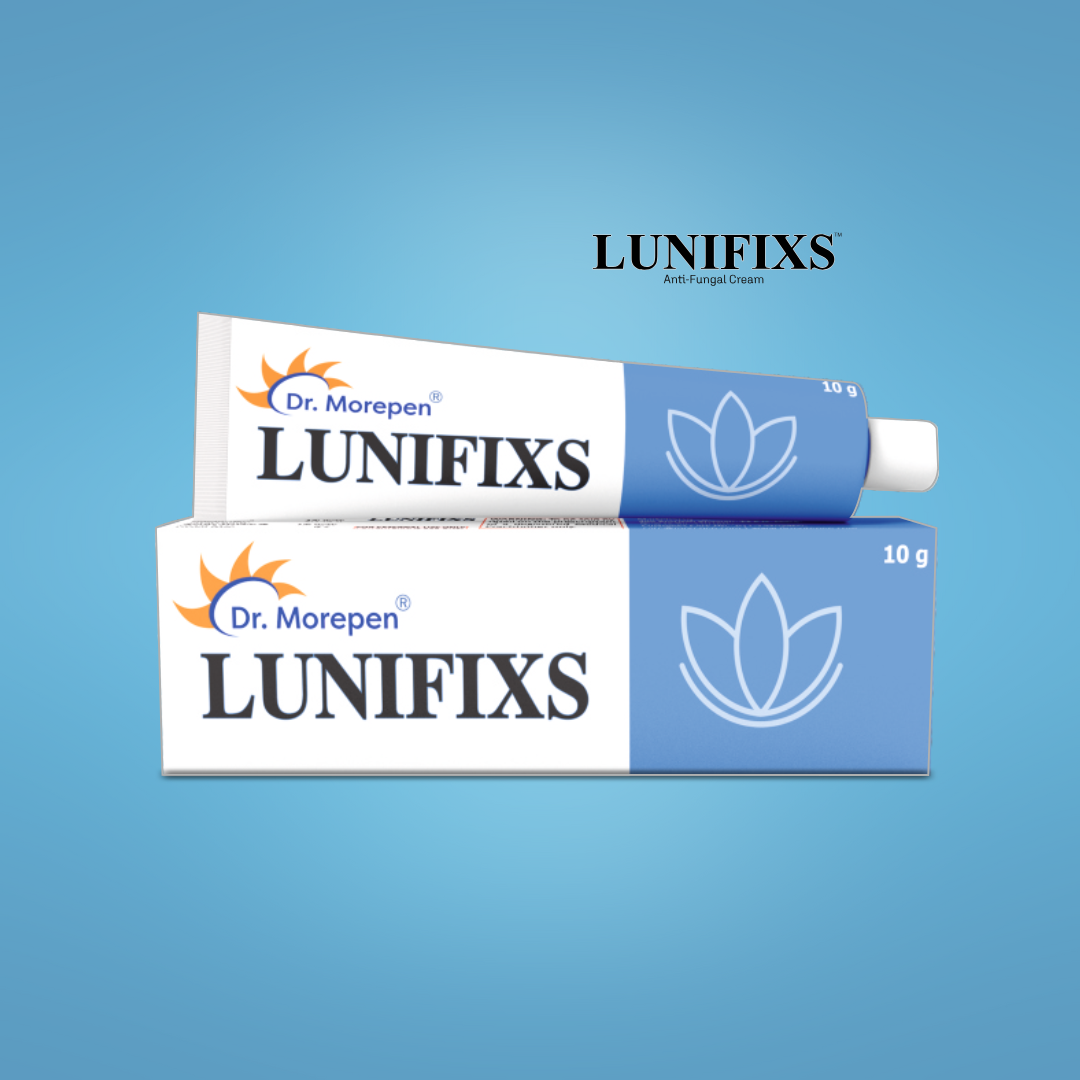 Dr. Morepen Lunifixs Anti-Fungal Cream – 10g | Effective Treatment for Ringworm, Jock Itch & Athlete’s Foot 6 Pcs