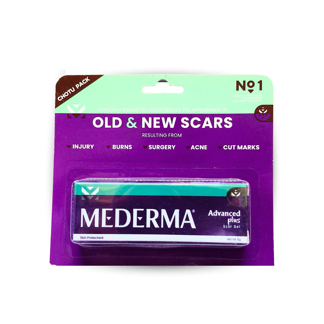 Mederma Advanced Plus Scar Gel – 5g | Scar Treatment for Old & New Scar (3 Pcs)
