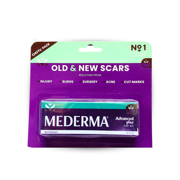 Mederma Advanced Plus Scar Gel – 5g | Scar Treatment for Old & New Scar (3 Pcs)
